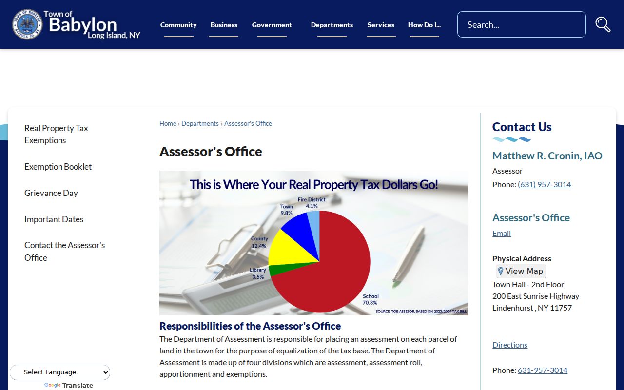 Babylon residents directory assessment roll links