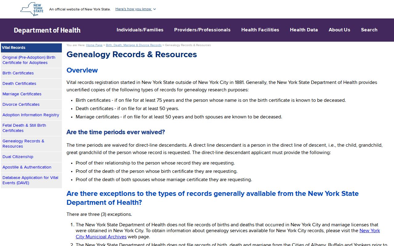 New York genealogy rules for Babylon previous residents research