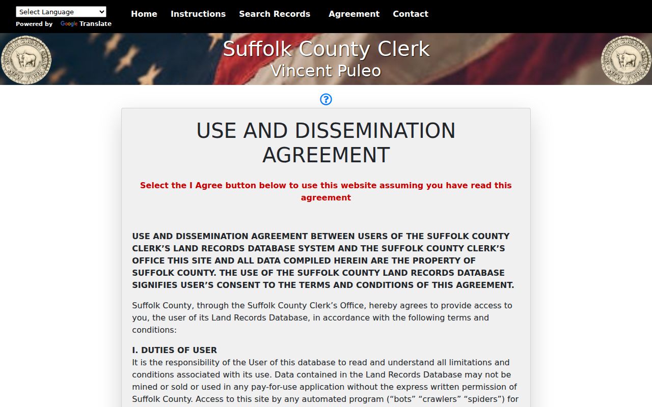 Babylon street directory Suffolk County Clerk address and tax map search
